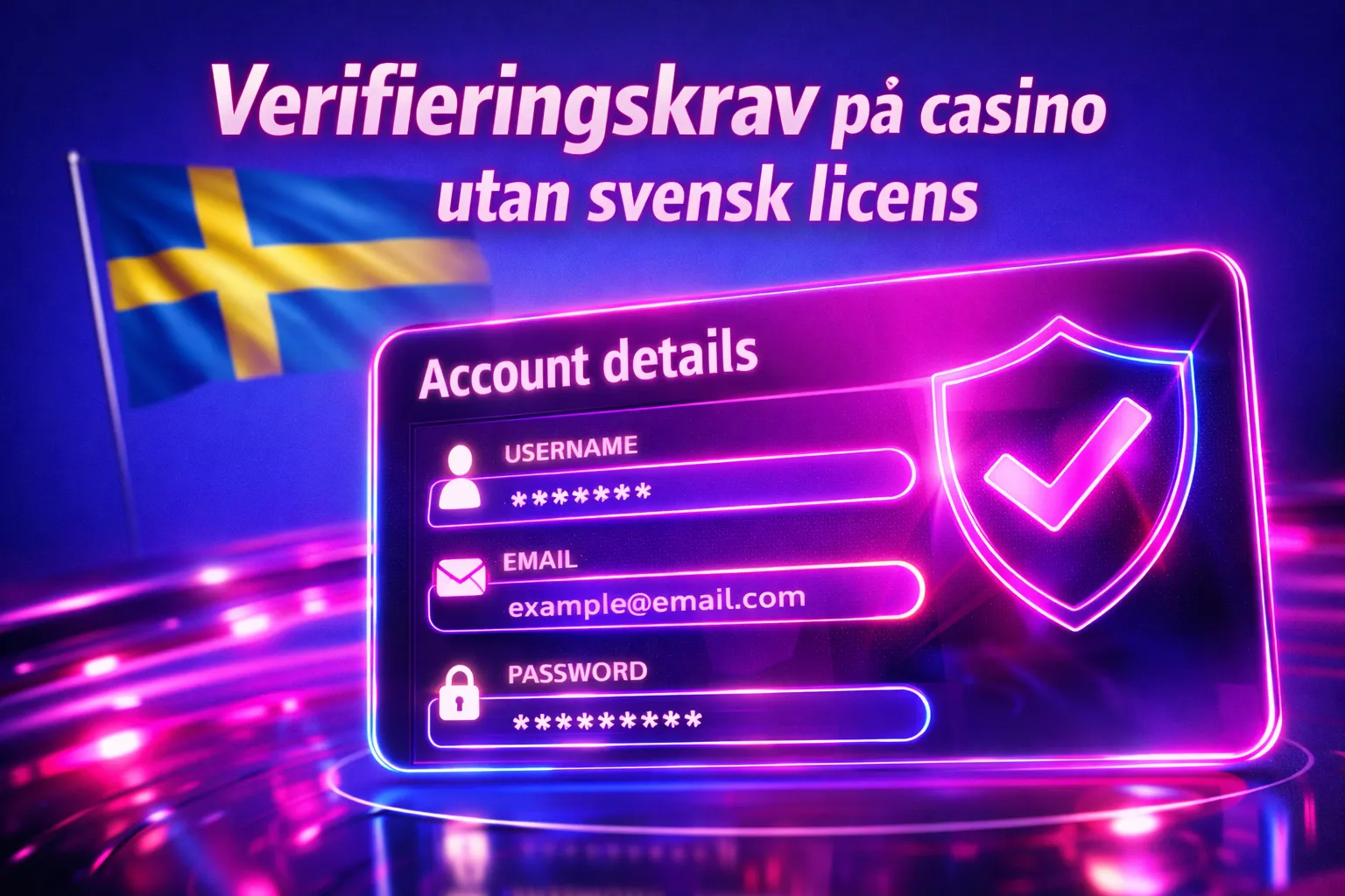 Verifieringskrav på casino utan svensk licens